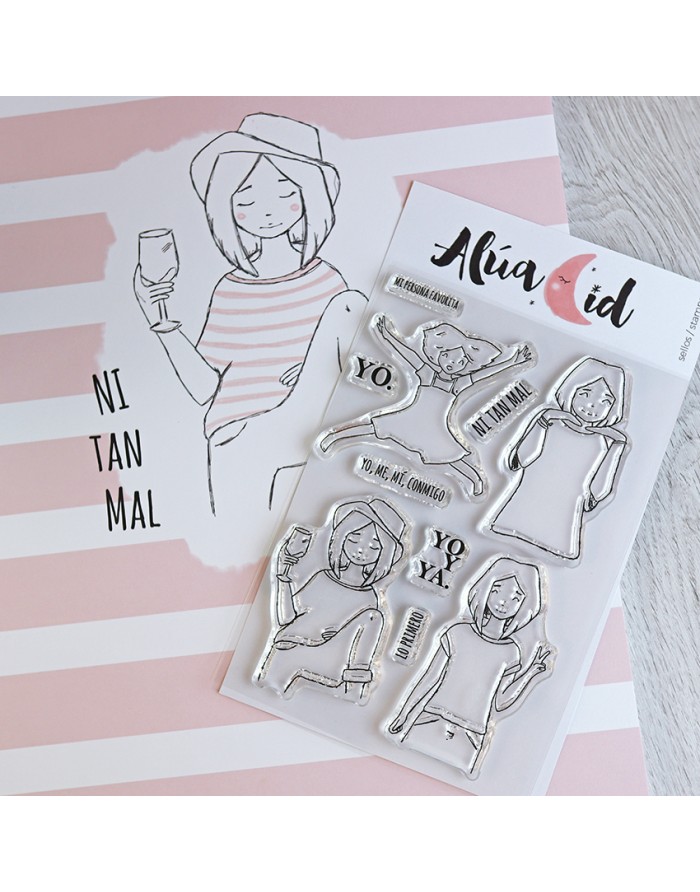 Yo y ya clear stamps set | Alúa Cid