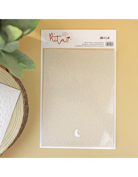 Confetti embossing folder