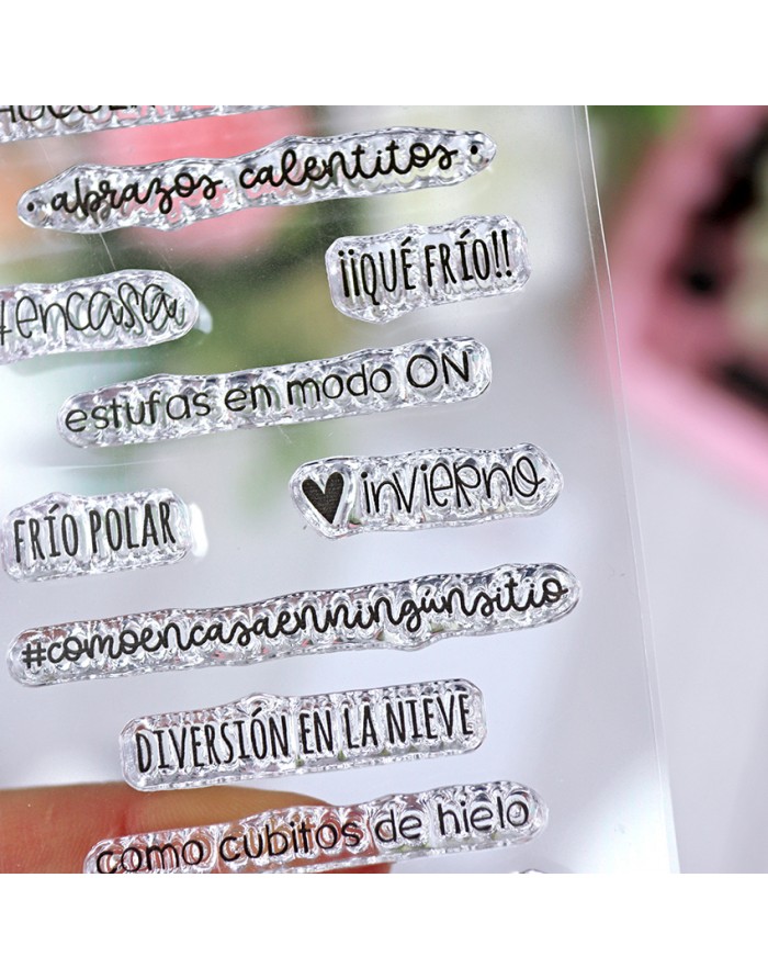 Momentos de invierno clear stamps set...