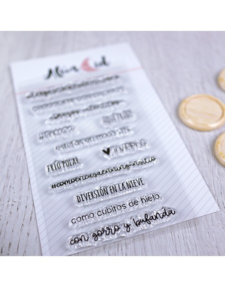 Momentos de invierno clear stamps set | Alúa Cid