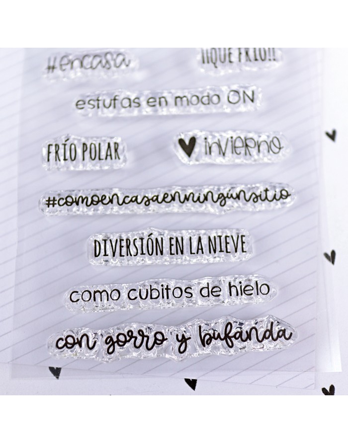 Momentos de invierno clear stamps set...