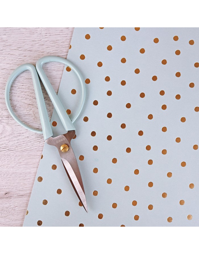 special paper gold polka dots White special paper gold polka dots White