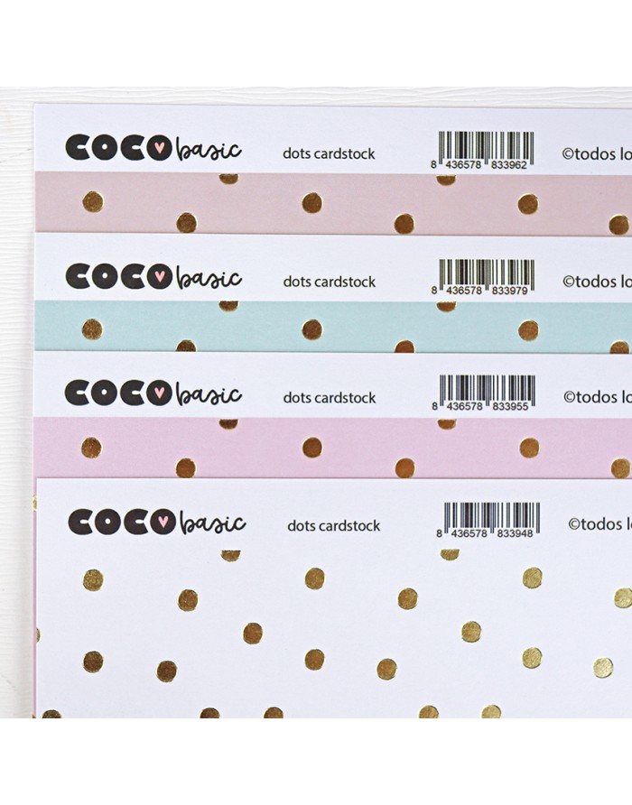 Special paper gold polka dots Mint
