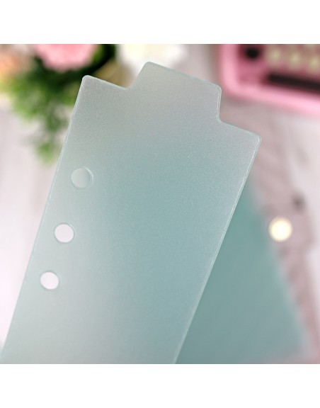 Set planner dividers translucent mint