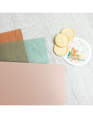 Set planner dividers translucent pink 2