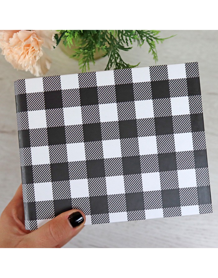 4x4" Checkered folder