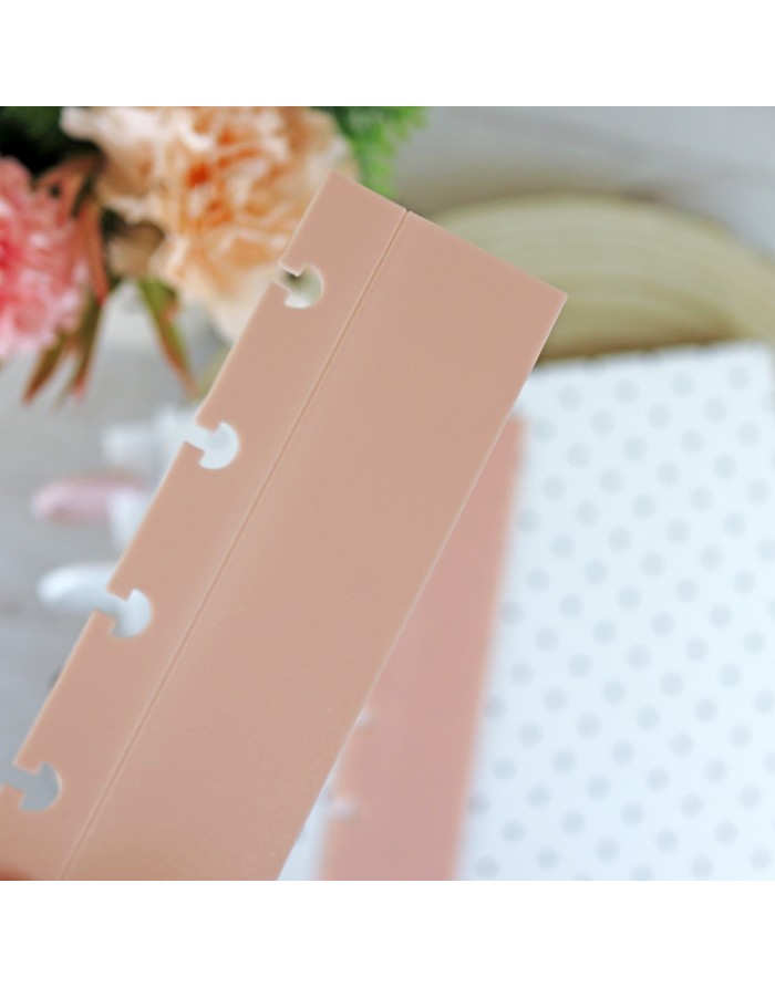 Opaque pink XL disc binder guide Opaque pink XL disc binder guide