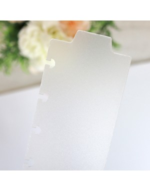 Set A5 DISCO planner dividers Transparent