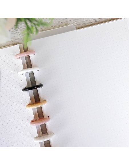 Set A5 DISC planner dividers Transparent