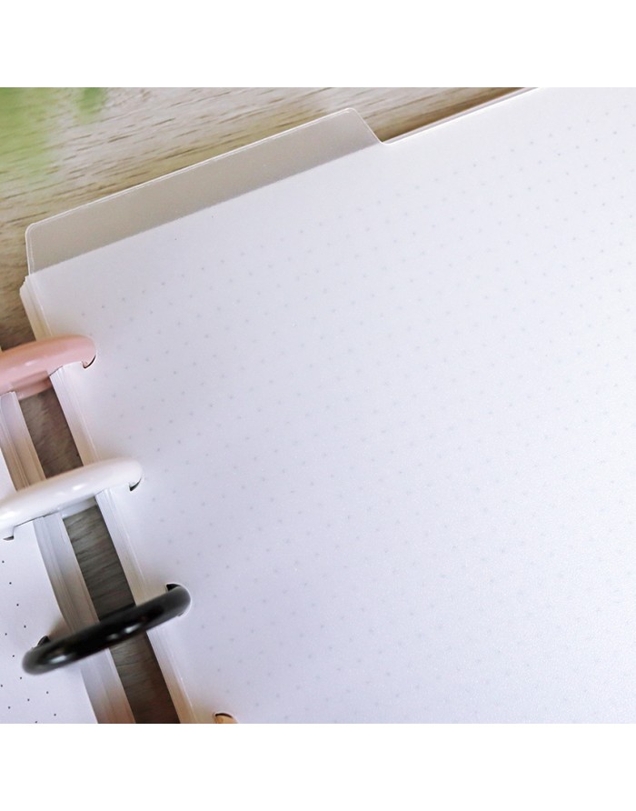 Set A5 DISC planner dividers Transparent