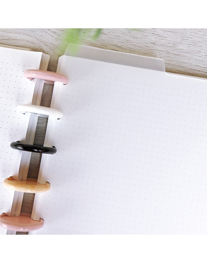 Set A5 DISC planner dividers Transparent