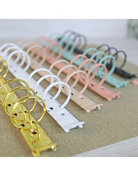 Mechanism 6 rings for A5 Beige