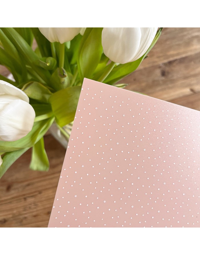 Rosa Puntos Extra thick Opaque polypropylene