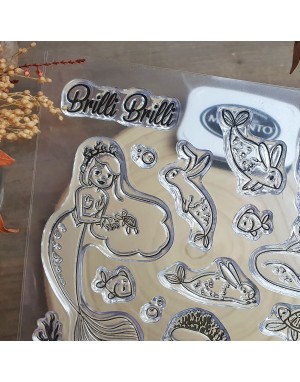 Purpurina clear stamps set | Garbancita Alicia 2