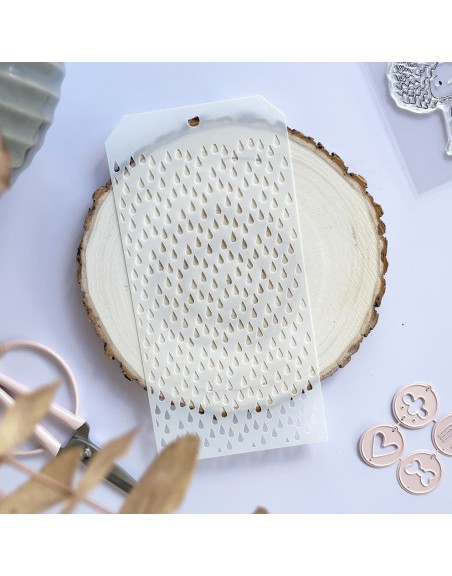 Gotas Patio stencil | Alúa Cid design