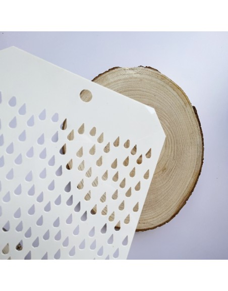 Gotas Patio stencil | Alúa Cid design