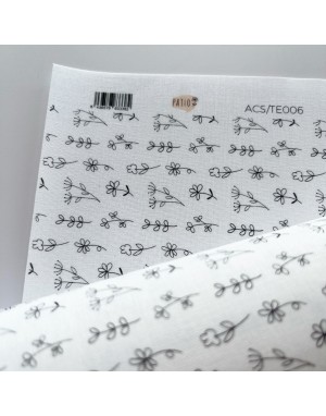 Flowers binding fabric patio 2