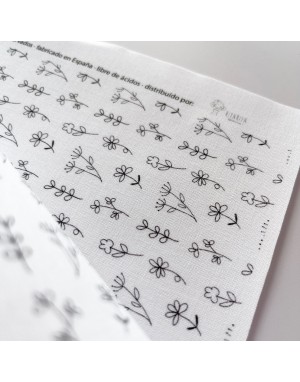 Flores binding fabric sheet | Patio collection by Alúa Cid