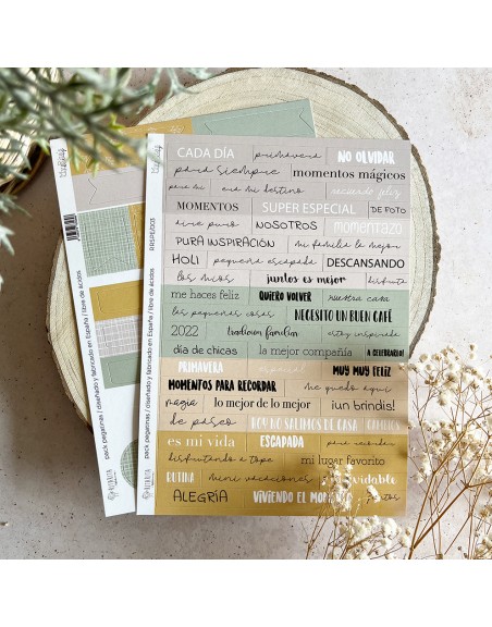 Rita's Diary Primavera stickers set | María de Moya design