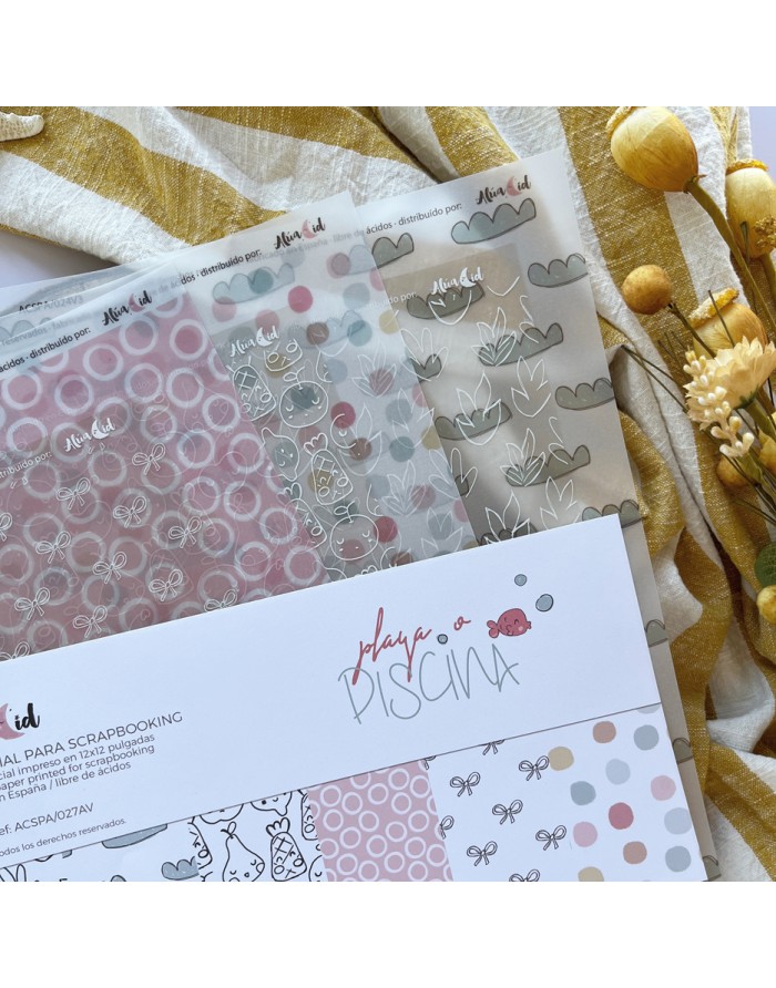 Playa o Piscina special paper kit | Alúa Cid design