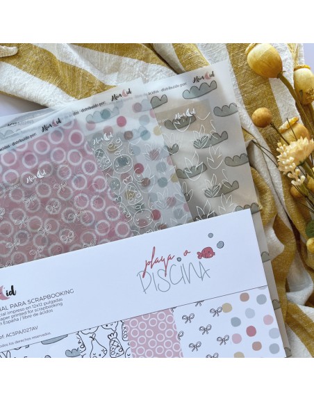 Playa o Piscina special paper kit | Alúa Cid design