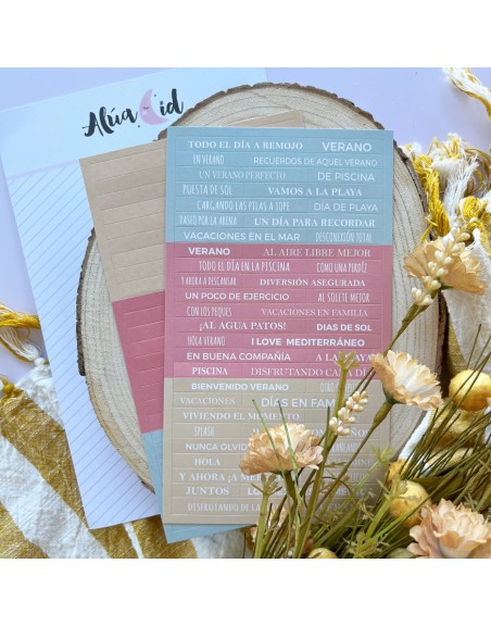 Playa o Piscina stickers set by Alúa Cid