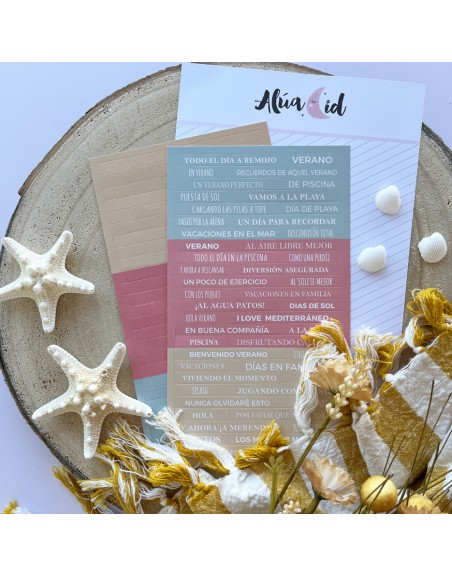 Playa o Piscina stickers set by Alúa Cid