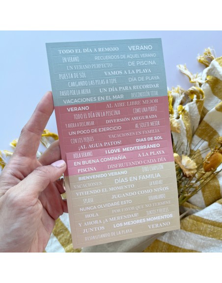 Playa o Piscina stickers set by Alúa Cid