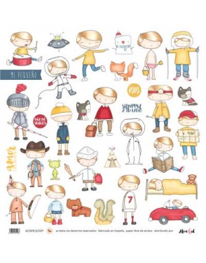 Sticker 12x12", A.Cid, A la montaña 2