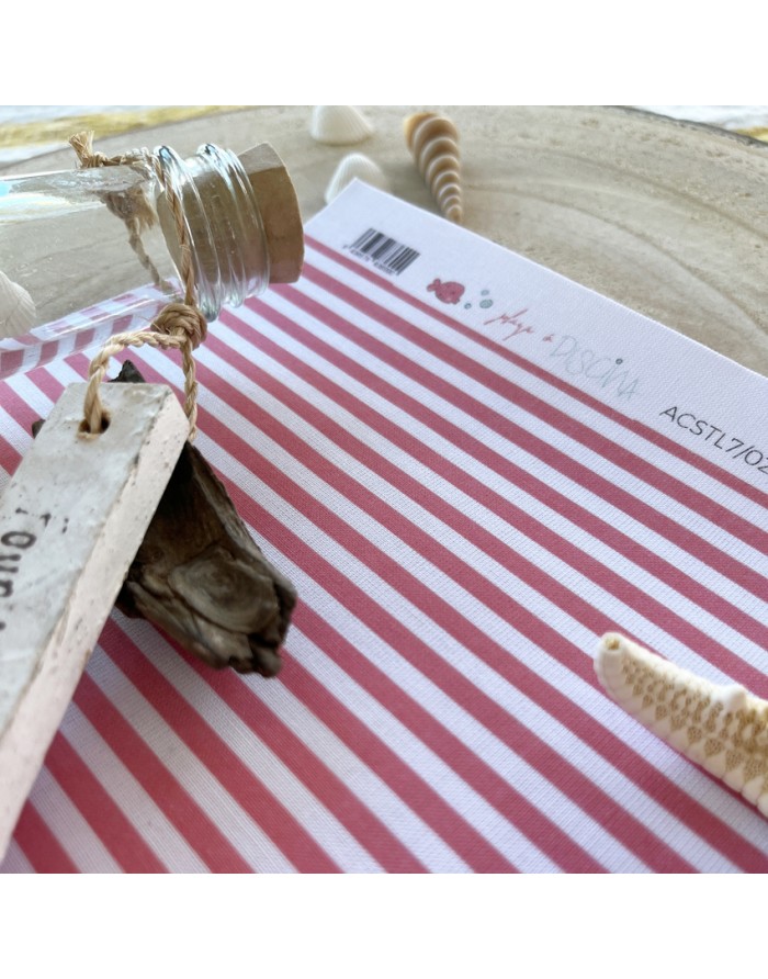 Listas de playa binding fabric sheet | Playa o piscina collection by Alúa Cid