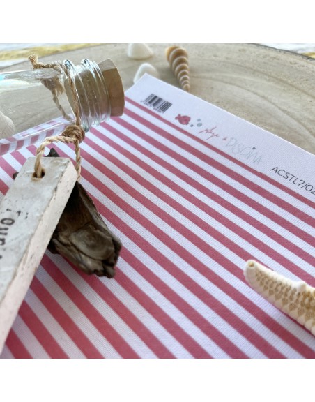 Listas de playa binding fabric sheet | Playa o piscina collection by Alúa Cid