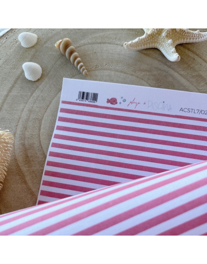 Listas de playa binding fabric sheet | Playa o piscina collection by Alúa Cid