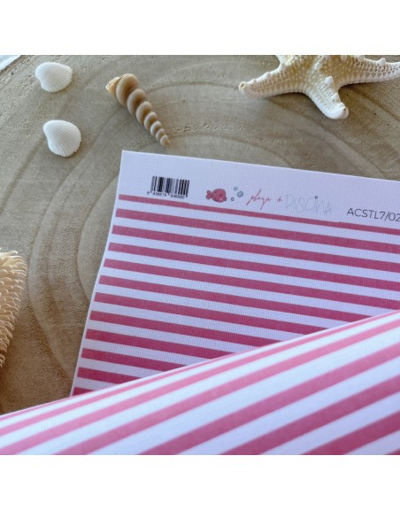 Listas de playa binding fabric sheet | Playa o piscina collection by Alúa Cid