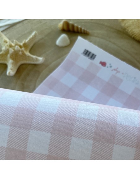 Vichy binding fabric sheet | Playa o piscina collection by Alúa Cid