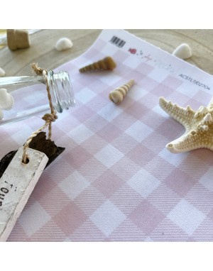 Vichy binding fabric sheet | Playa o piscina collection by Alúa Cid 2