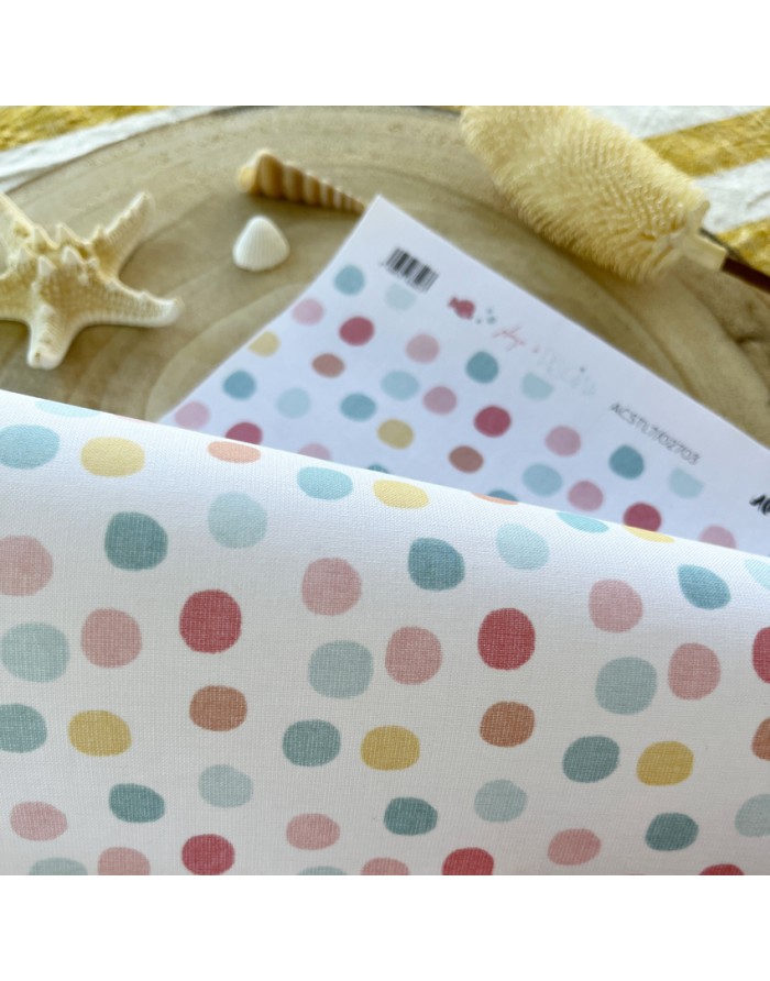 Summer dots binding fabric | Playa o piscina