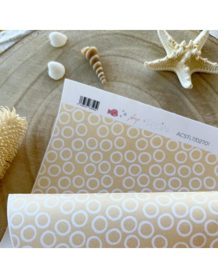 Esponja de mar binding fabric sheet | Playa o piscina collection by Alúa Cid