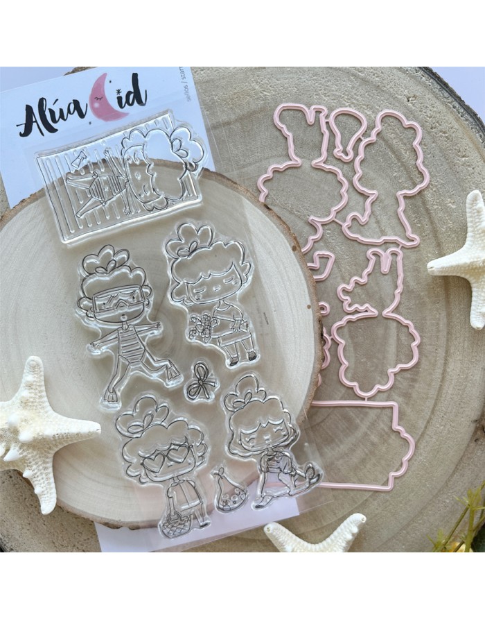 Vamos a la playa stamps & dies set |...