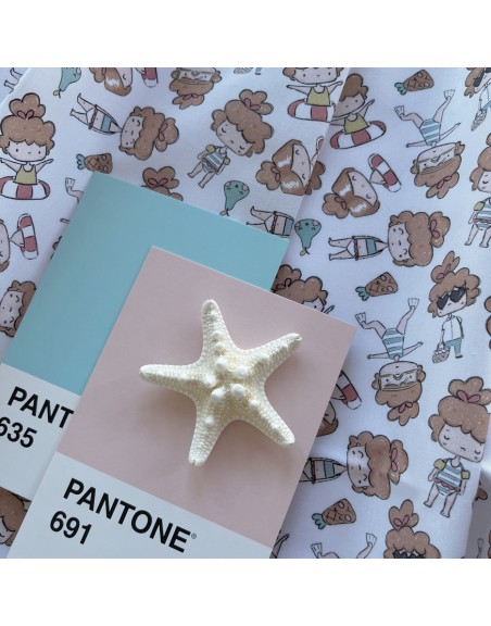 En verano fabric | Playa o piscina collection