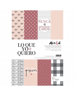Paper pad 9x12'' 'LQY+Q', Alúa Cid 2