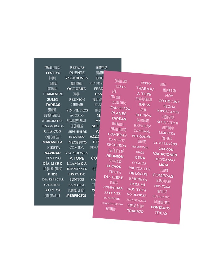 Planner stickers, 'LQY+Q' Planner stickers, 'LQY+Q'