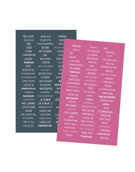 Planner stickers, 'LQY+Q'