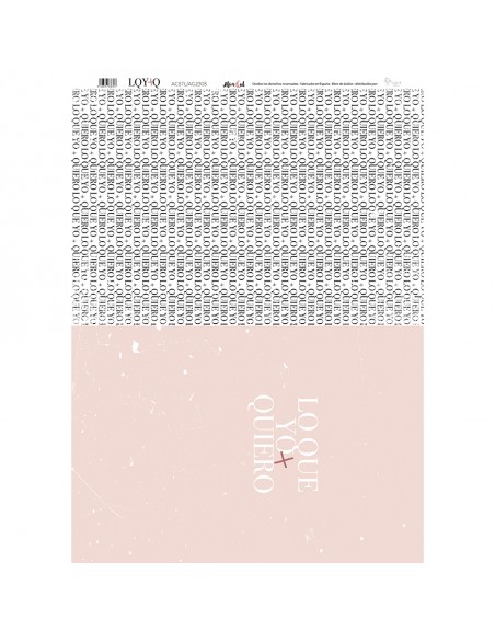 LQY+Q binding fabric sheet | LQY+Q collection by Alúa Cid