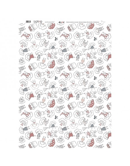 Maravillas binding fabric sheet | LQY+Q collection by Alúa Cid