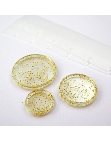 Gold glitter binding disc