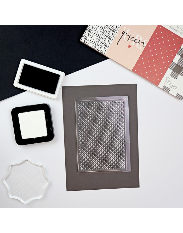 Fondo + clear stamp | Alúa Cid