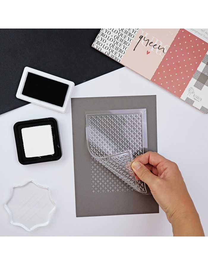 Fondo + clear stamp | Alúa Cid