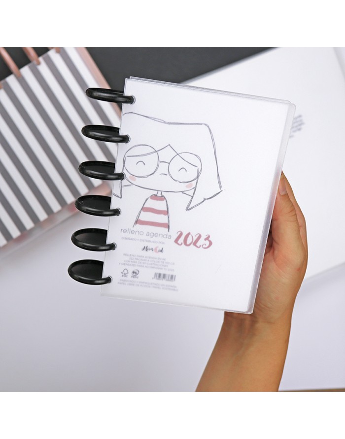 A6 DISC cover for noteboooks. Pack of 2