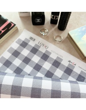 El vichy binding fabric sheet | LQY+Q collection by Alúa Cid