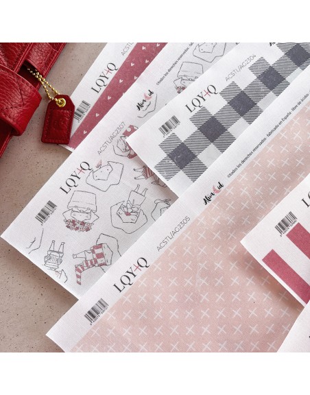 Listas binding fabric sheet | LQY+Q collection by Alúa Cid